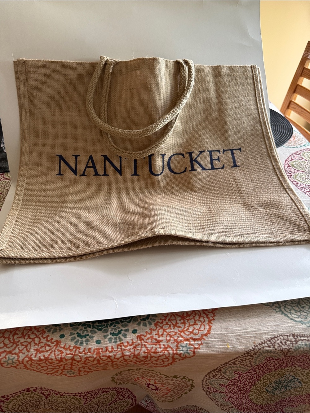 Natural Jute Tote Bag